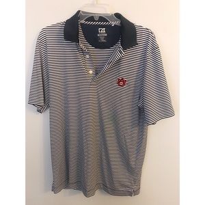 Men’s Striped AUBURN Polo Shirt
